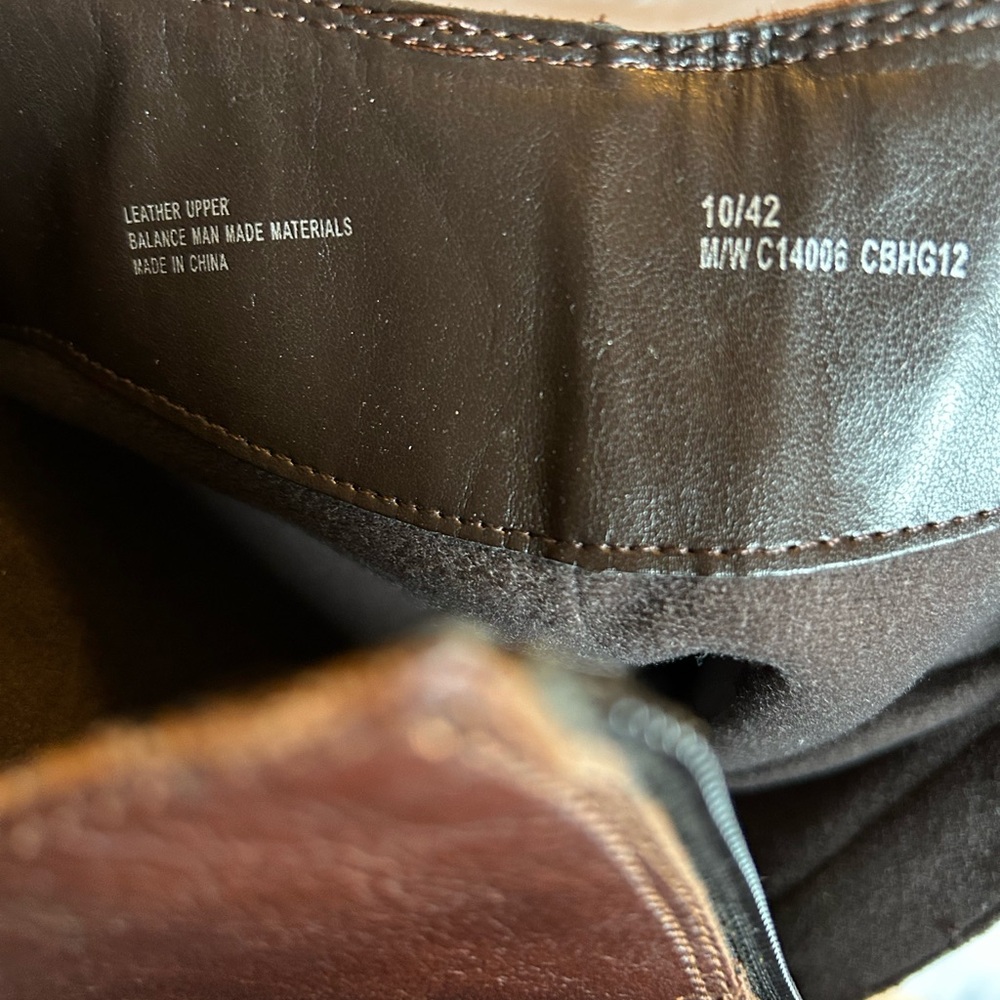 Boc Size 10 Brown Leather Knee-High Boots - Picture 7 of 7